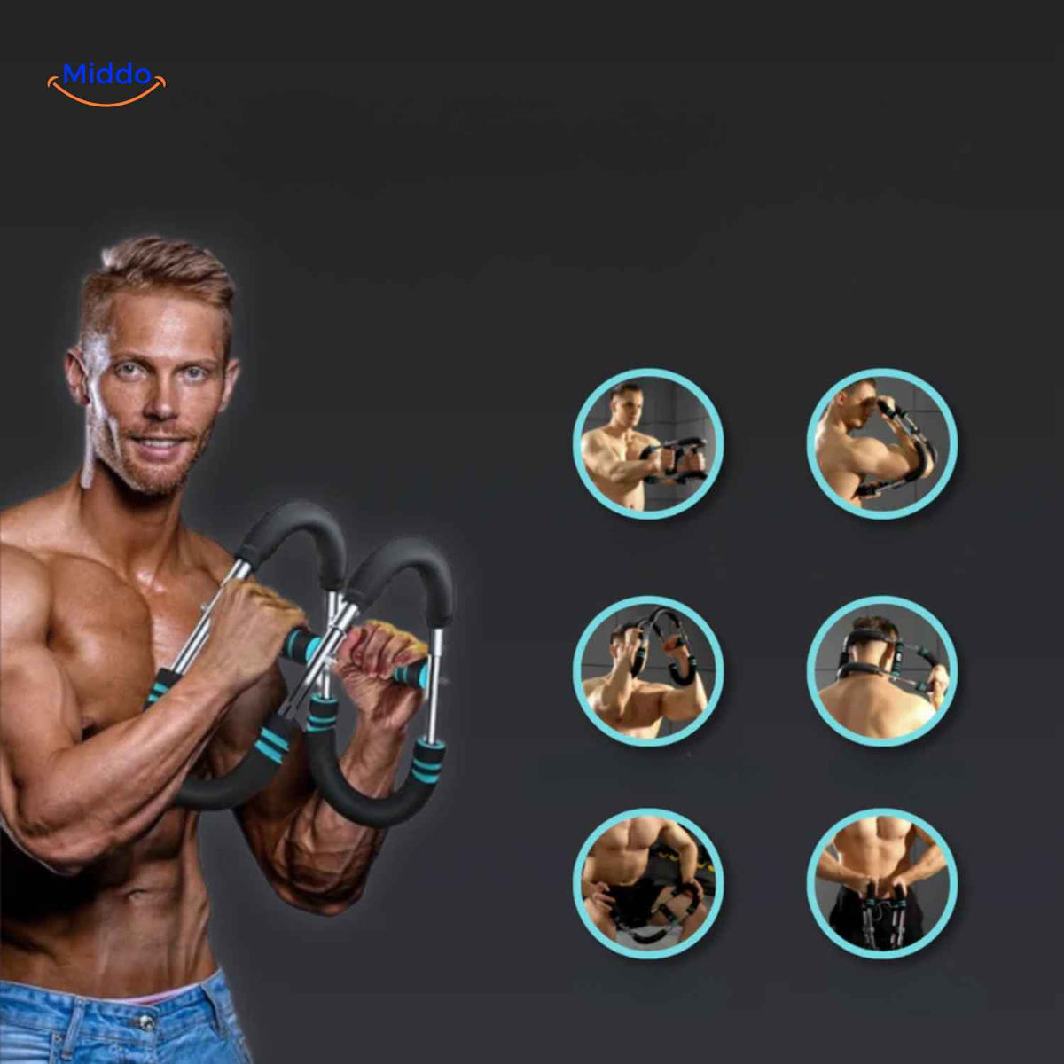 Verstelbare armtrainer drie standen voor thuisfitness krachtoefeningen armen borst schouders thuistraining | Sulvida