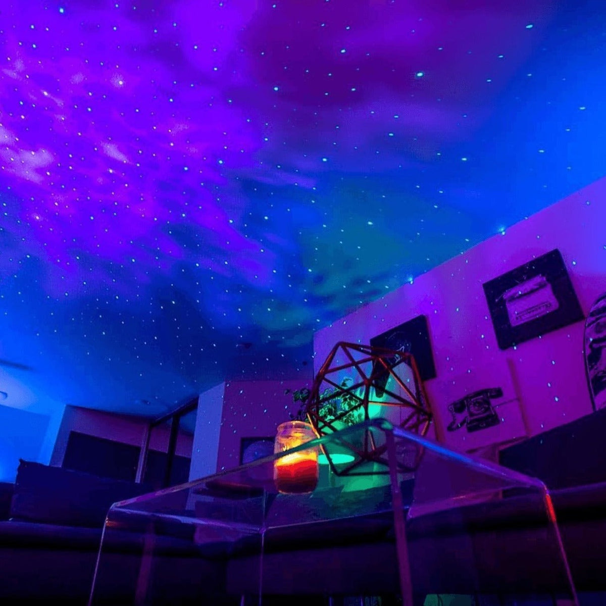 Astronaut Sterrenprojector met Afstandsbediening Timer 8 Kleuren Nachtlamp Sfeerverlichting Kinderkamer | Sulvida