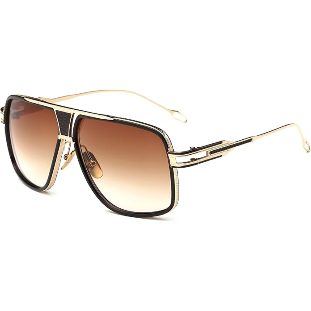 Pilotenbril Heren Metalen Frame UV-bescherming Zonnebril Klassiek Aviator Model Lichtgewicht Stijlvol | Sulvida