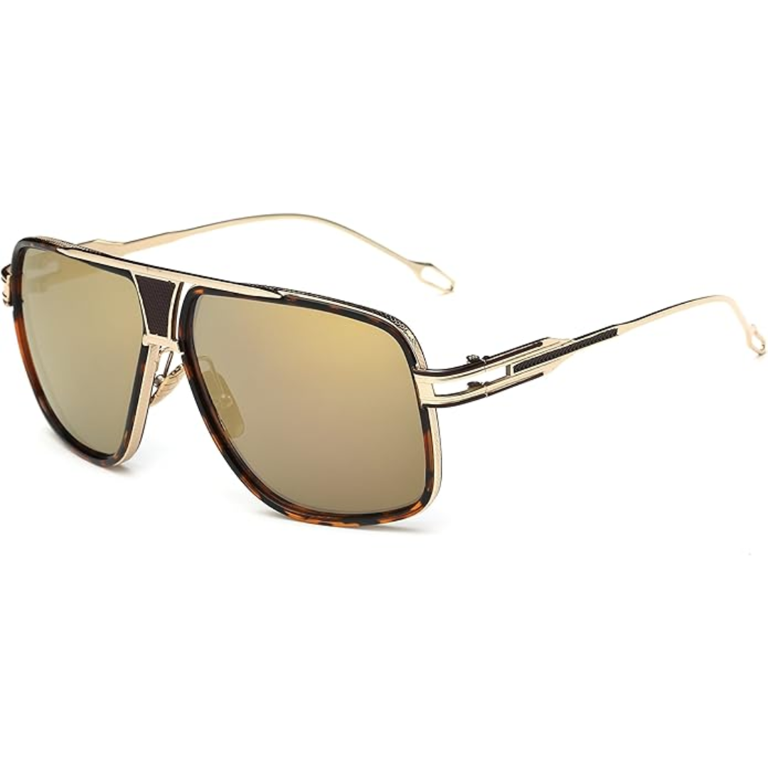 Pilotenbril Heren Metalen Frame UV-bescherming Zonnebril Klassiek Aviator Model Lichtgewicht Stijlvol | Sulvida