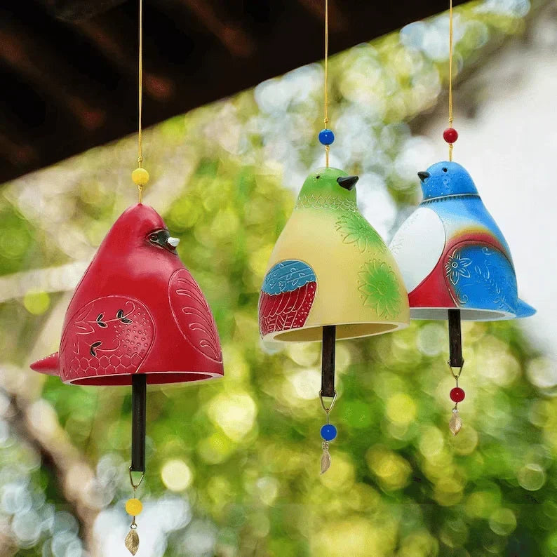 Vogelklok Windorgel Harsgietvorm Kolibrie Tuindecoratie Windgong Cadeau Buitenornament Tuin Decoratie | Sulvida