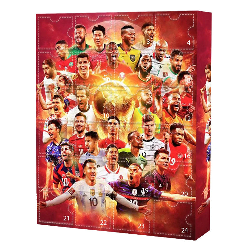 Voetbal Adventskalender met 24 Verrassingen voor Fans Countdown December Feestdagen Sport Speelgoed Cadeau | Sulvida