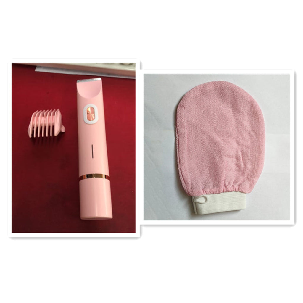 Elektrische Onthaarshaver 2-in-1 voor Vrouwen Lichaam Bikinilijn Oksels Oplaadbaar Nat Droog Gebruik | Sulvida