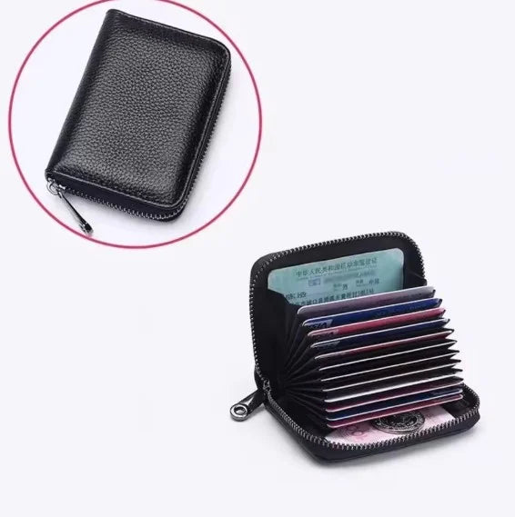 Compacte Portemonnee Meerkleurig voor Pasjes en Bankkaarten Elegante Kaarthouder Multi-card Wallet Overzichtelijk | Sulvida