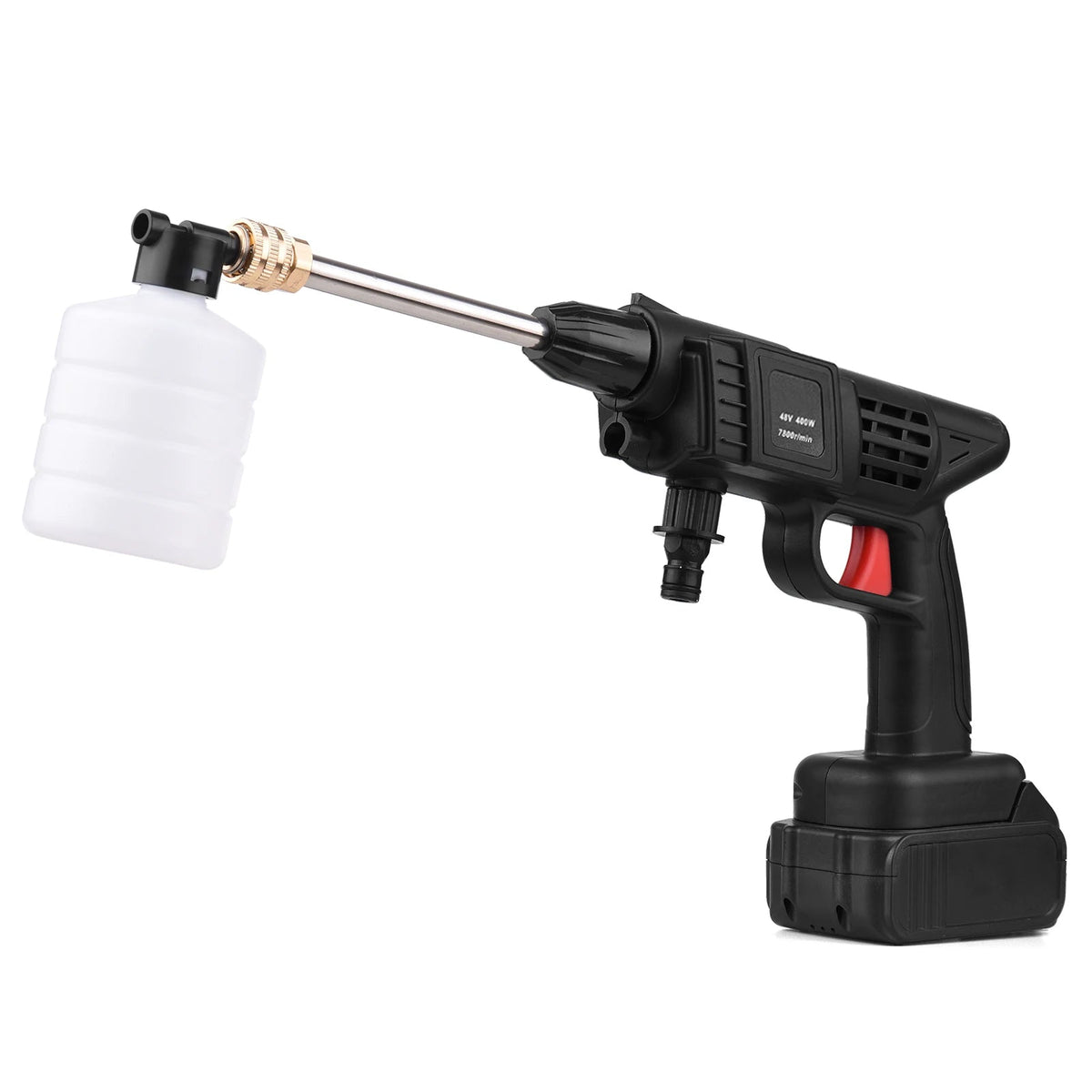 Pulvérisateur haute pression sans fil 70 Bar 1500W, sans batterie, rechargeable, nettoyeur haute pression sans fil, outil de jardinage - Sulvida