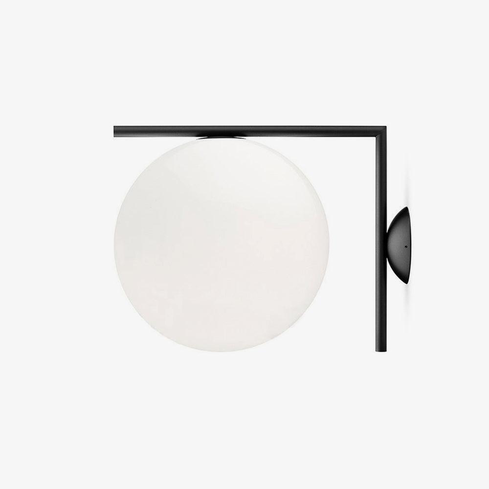 Wandlamp Geblazen Opaalglas Minimalistisch Goudkleurig Zwart Fitting E27 Modern Design Woonkamer Slaapkamer | Sulvida