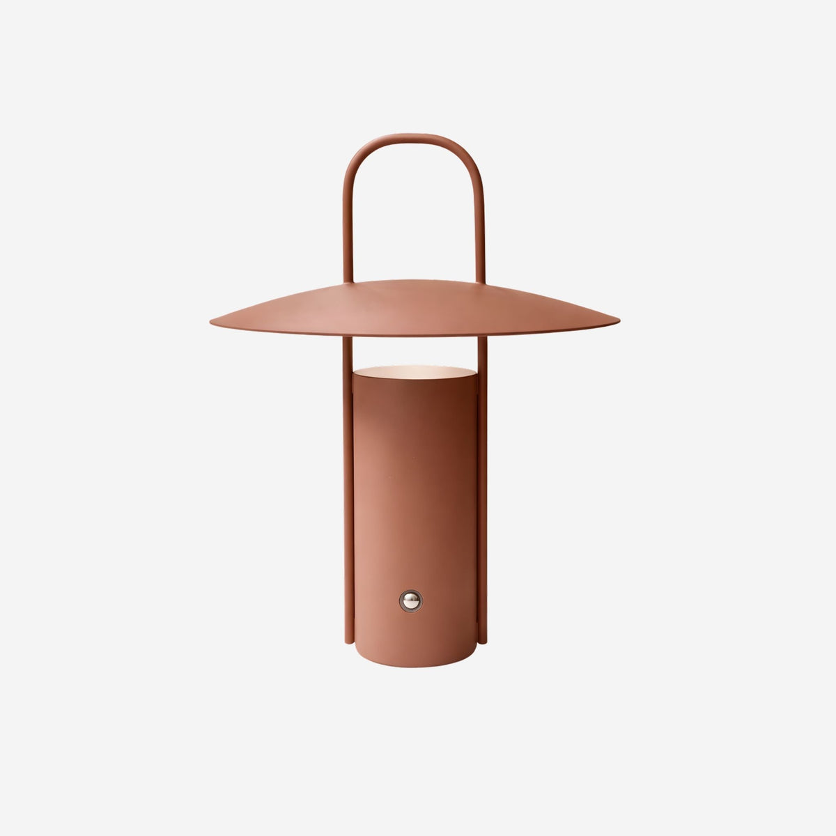 Draagbare Tafellamp Oplaadbaar 24 cm Dimbaar met Handvat Groen Zwart Bruin Binnen Buiten Scandinavisch Design | Sulvida