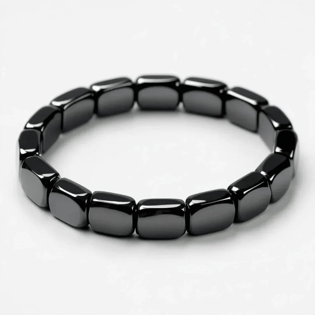 Hematiet Armband Heren Natuursteen Zwart 8mm Kralen Energetisch Stijlvol Sieraden Mannen Polsaccessoires | Sulvida