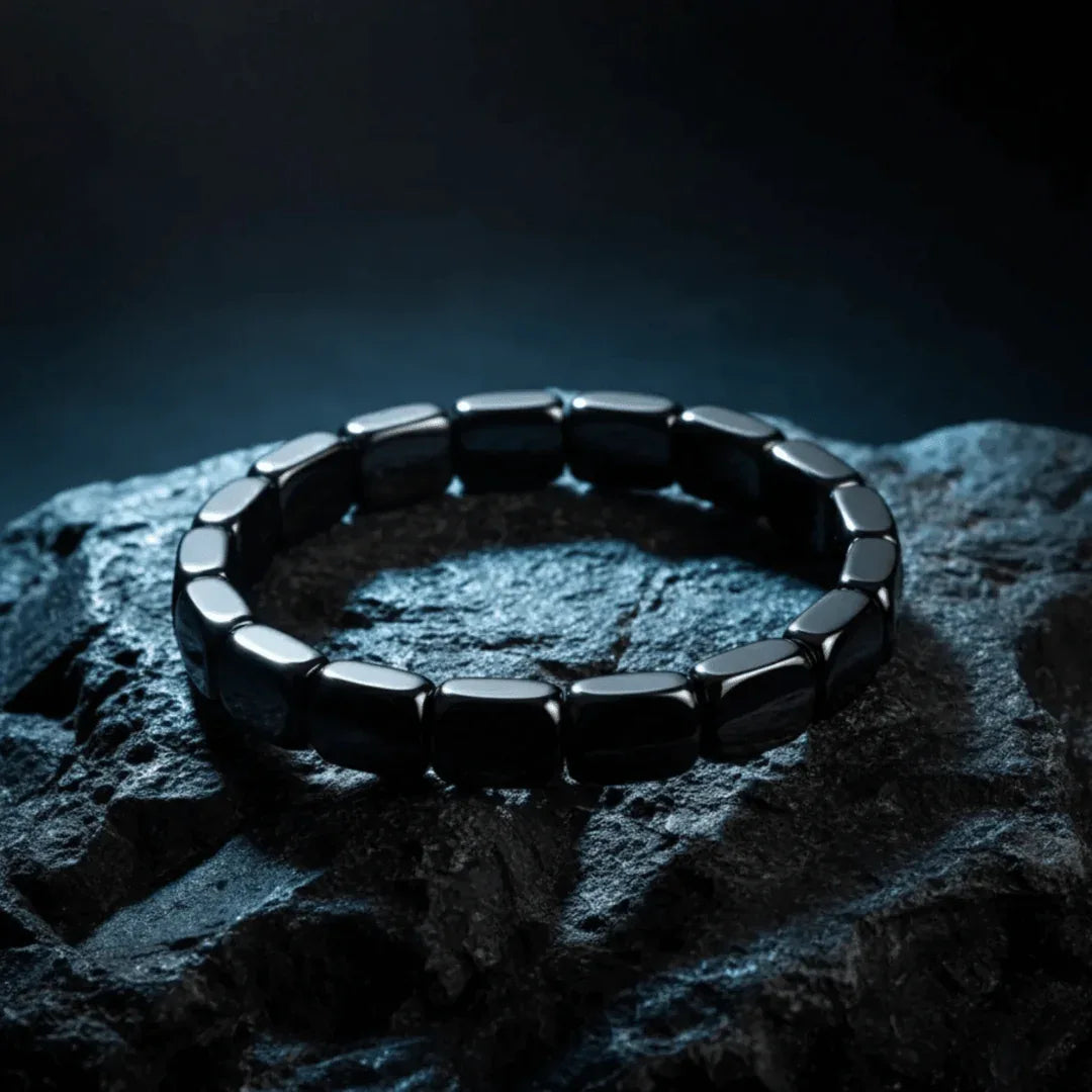 Hematiet Armband Heren Natuursteen Zwart 8mm Kralen Energetisch Stijlvol Sieraden Mannen Polsaccessoires | Sulvida