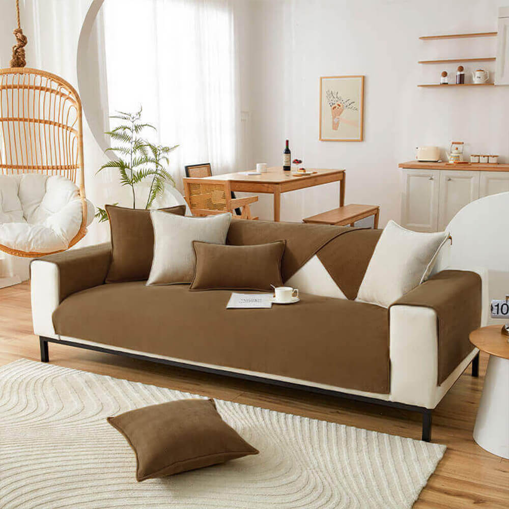 Chenille Bankhoes voor Huisdieren Beschermend Waterafstotend Antislip Bank Sofa Cover Meerdere Maten | Sulvida