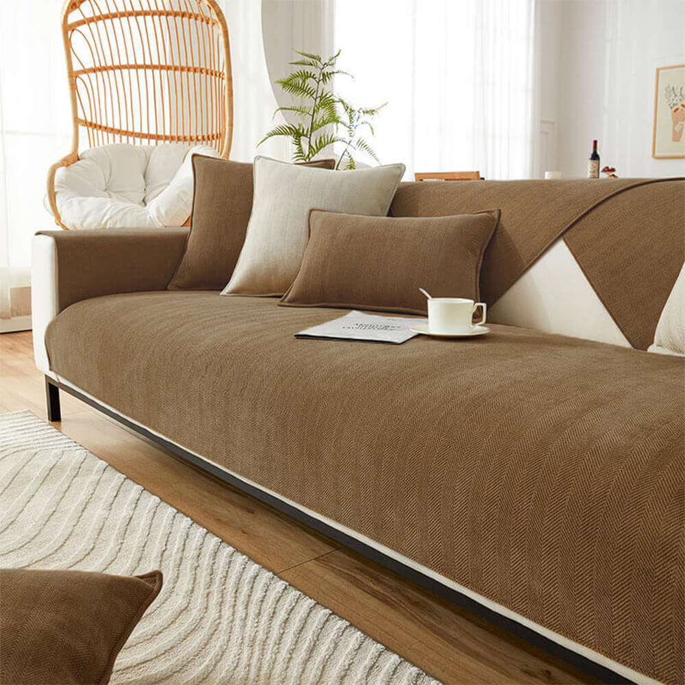 Chenille Bankhoes voor Huisdieren Beschermend Waterafstotend Antislip Bank Sofa Cover Meerdere Maten | Sulvida