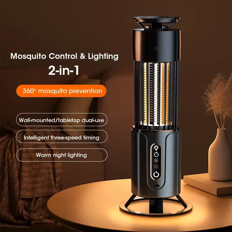 Piège électrique à insectes rechargeable par USB, avec lumière UV pour lutter efficacement contre les moustiques à l’intérieur et à la maison | Sulvida