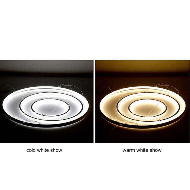 LED Hanglamp Drie Ringen Modern Metaal Verstelbaar Zwart Wit Goud Design Woonkamer Eetkamer Slaapkamer | Sulvida