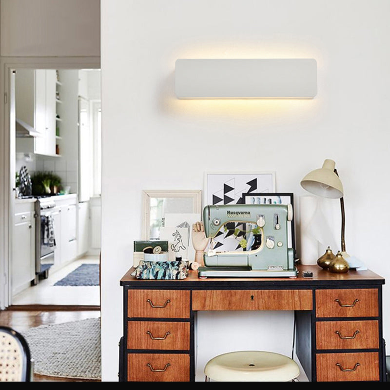 Draaibare Wandlamp LED Metaal Wit Modern Design Dimbaar voor Binnen Woonkamer Gang Slaapkamer Verlichting | Sulvida