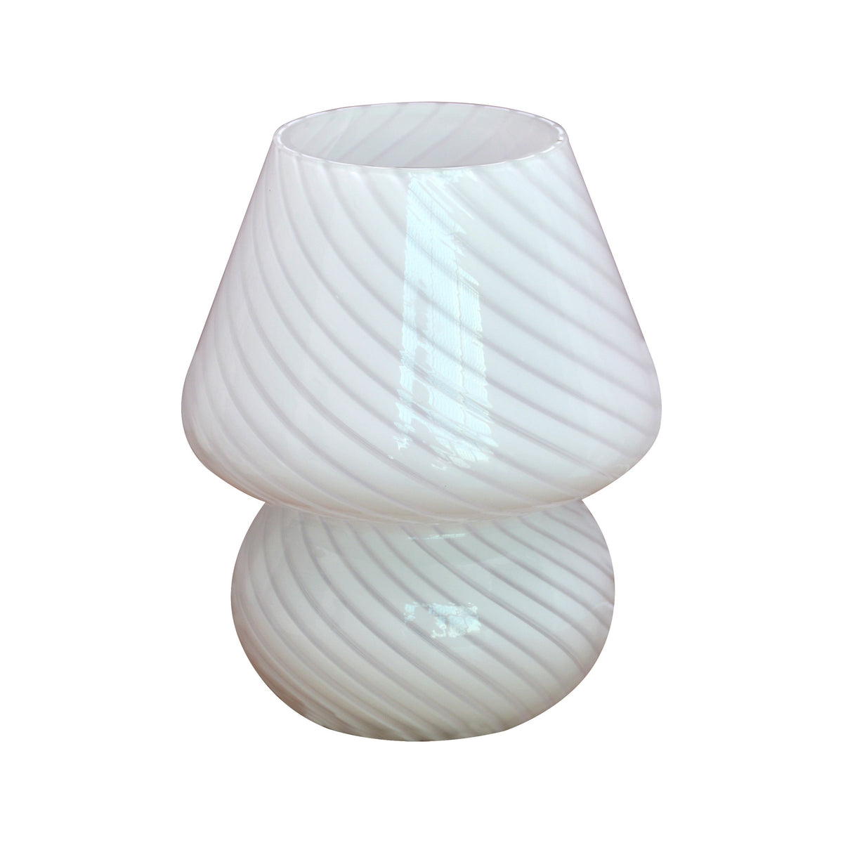 Glazen Paddenstoel Tafellamp USB Dimbaar Zwenkglas Sfeerlicht Nachtlampje Retro Art Deco Leeslamp Bedlampje | Sulvida