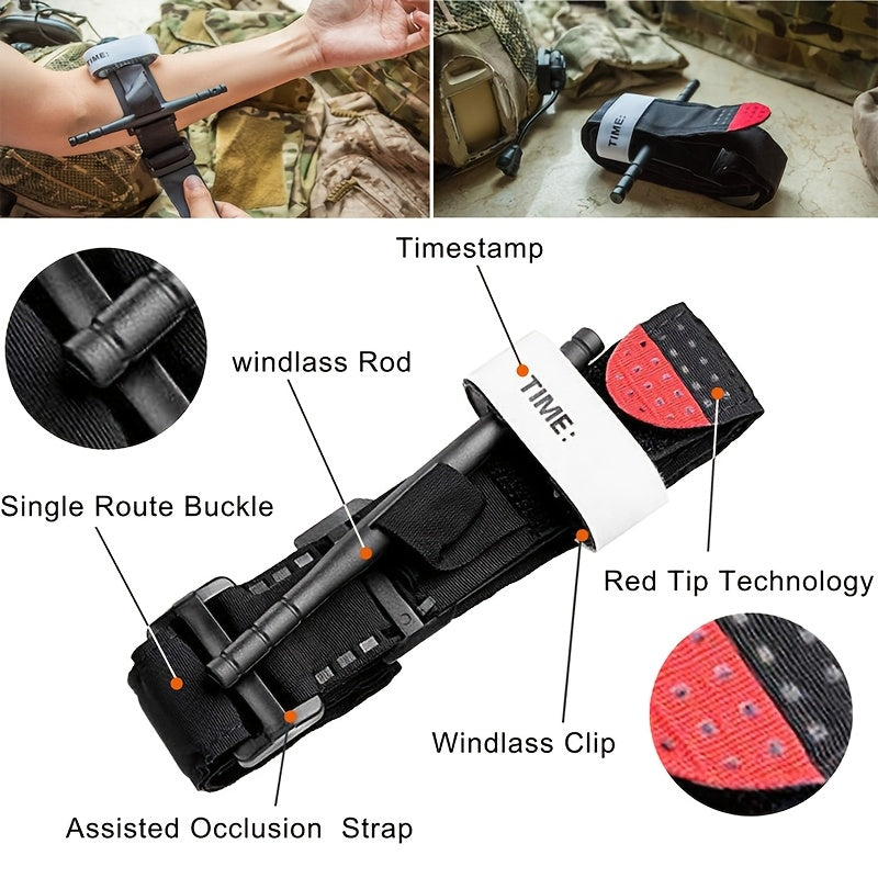 EHBO-kit met tourniquet – Complete reisverbandset voor outdoor, noodgevallen, eerste hulp thuis en camping | Sulvida