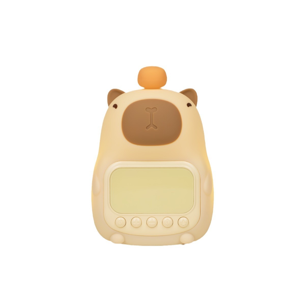 Capybara Nachtlampje met Wekker voor Kinderen Timer Dimbaar Wit LED Bedlampje Decoratief Oplaadbaar Slaapkamer | Sulvida