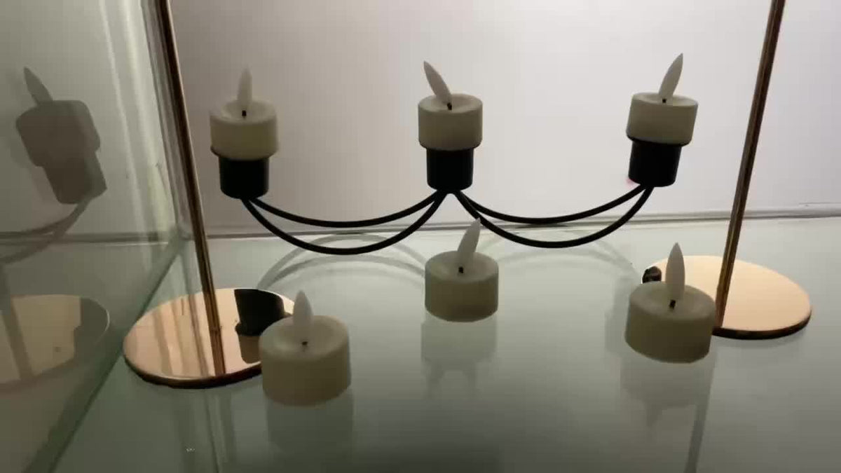 Flamloze LED-theelichtjes met afstandsbediening timer dimbaar sfeerverlichting warm wit neplicht veilig | Sulvida