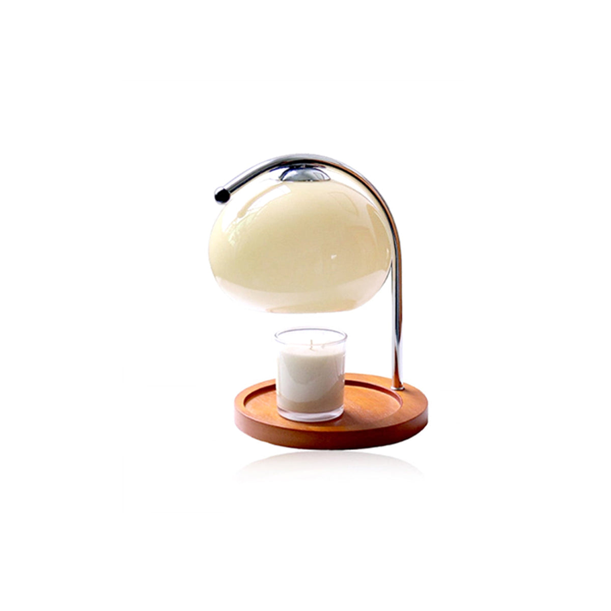 Glazen Kaarsenwarmer Lamp Dimbaar Retro Design Tafellamp Geurkaars Verwarmer Sfeerlicht Woonkamer Decoratie | Sulvida
