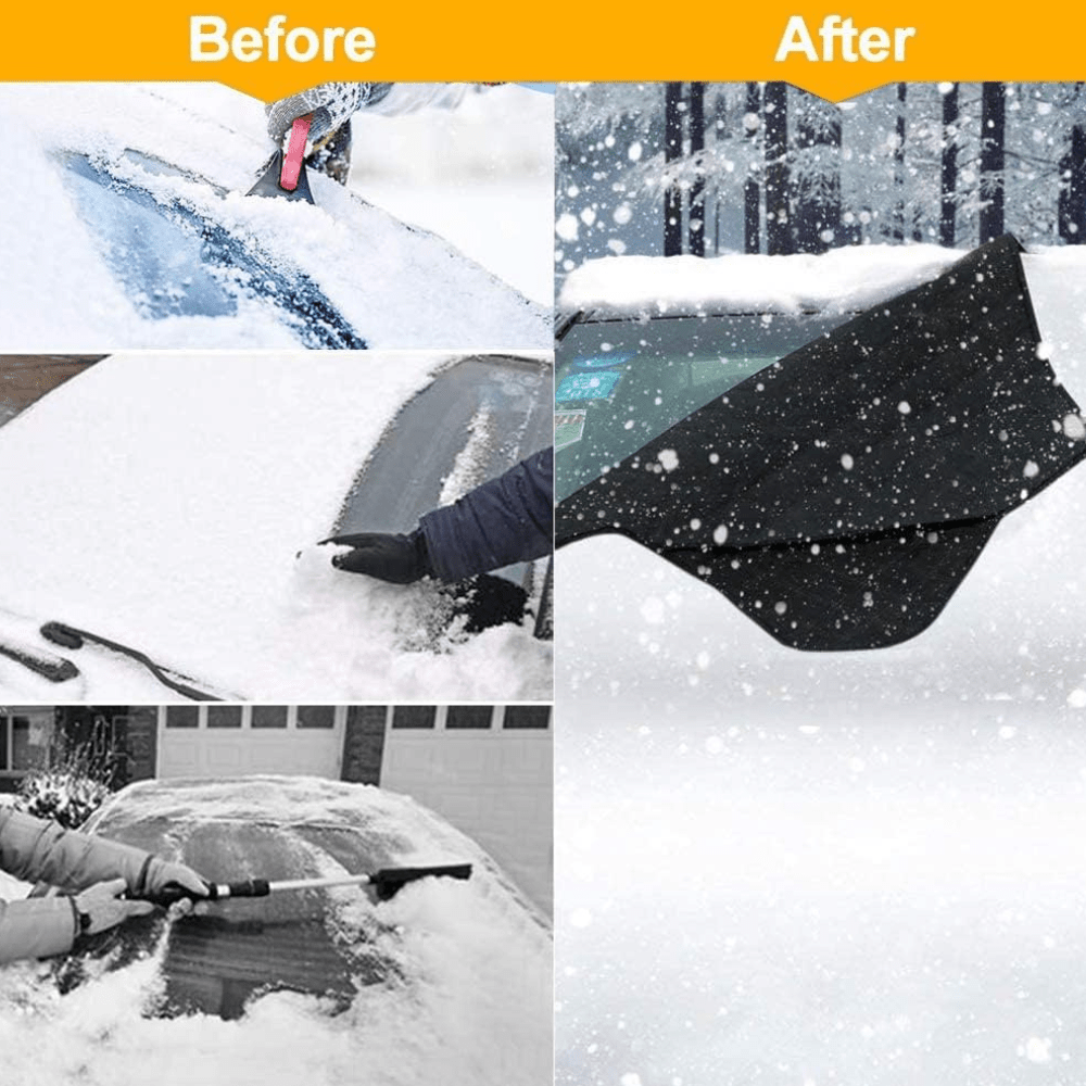 Magnetische ruitbeschermer voorruit met spiegelhoes auto winterdeksel sneeuwbescherming ijsvrij houden | Sulvida