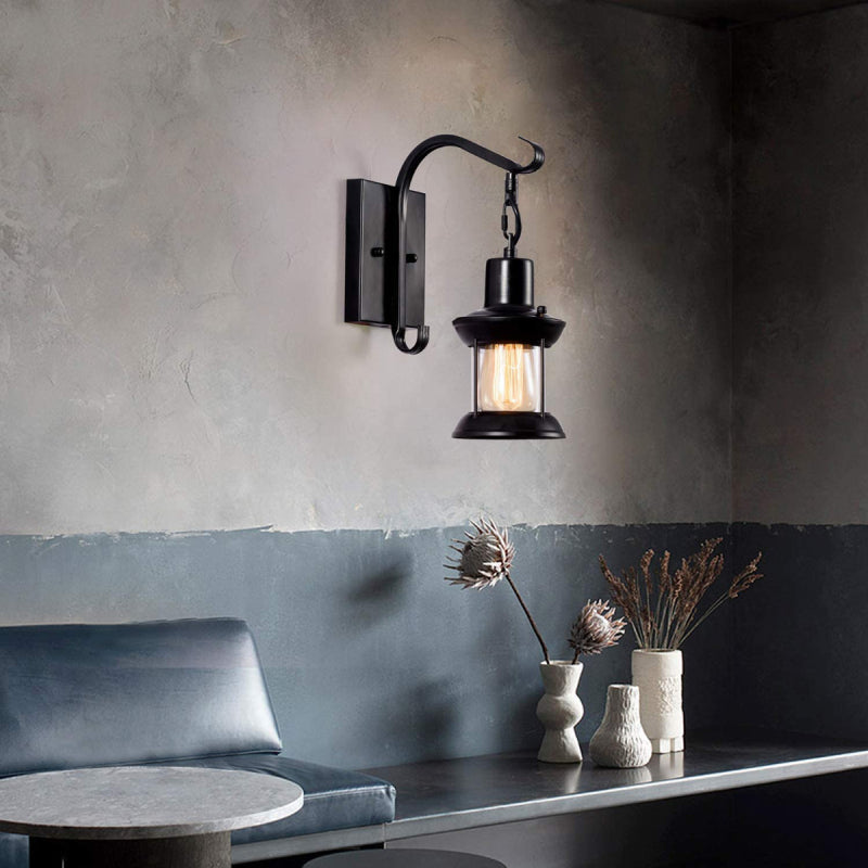 Industriële Wandlamp Metaal Zwart Brons Retro Sfeerlicht Woonkamer Slaapkamer E27 Fitting Vintage Design | Sulvida