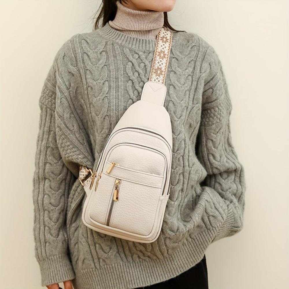 Vintage Crossbody Heuptas Leer Bruin Khaki Zwart Multifunctioneel voor Leisure Sport Reizen Organizer | Sulvida