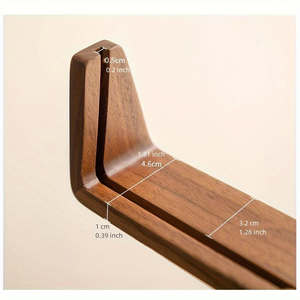 Fotolijst met U-vormige houder acryl en hout modern tijdloos design staand liggend 15 cm decoratief interieur | Sulvida