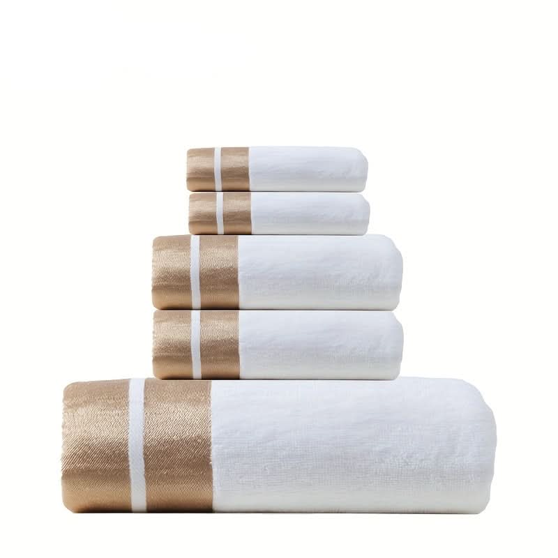 Ensemble de serviettes de luxe en coton – Linge de bain doux pour un usage quotidien, salle de bains, invités, bien-être, spa et hôtel | Sulvida