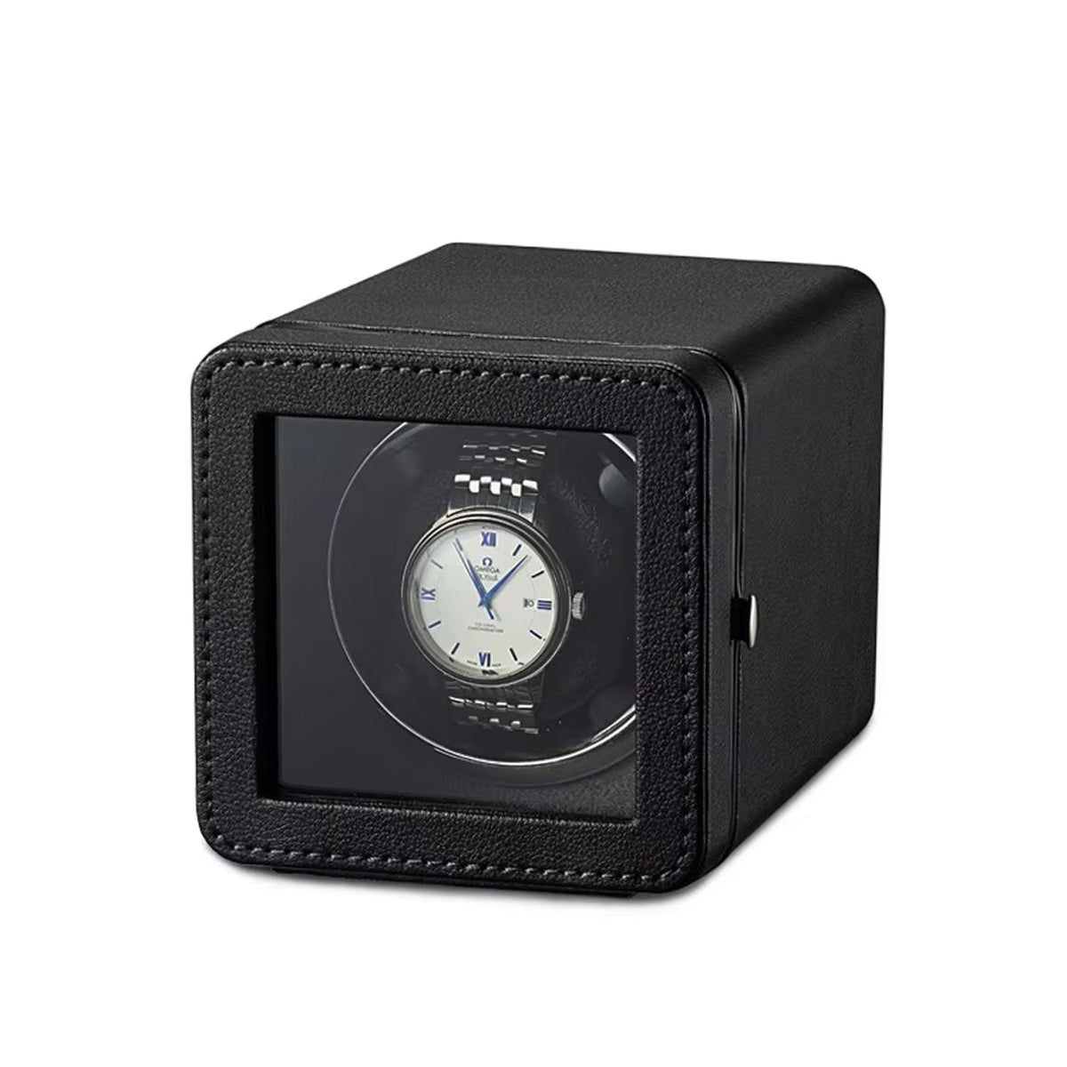Horlogeopwinder Automatisch Zwart Groen Bruin Blauw Carbon met 5 Rotatiemodi USB-C Bediening Horloge Winder | Sulvida