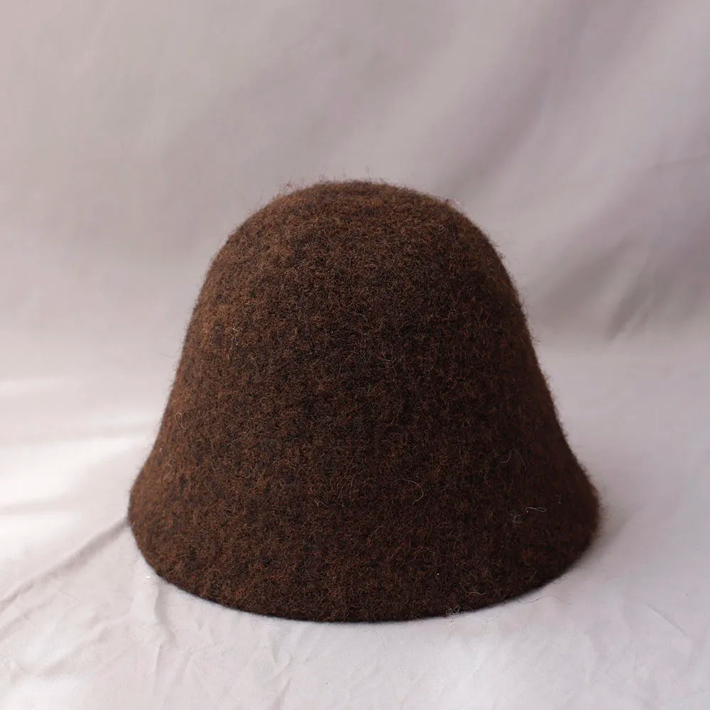 Wollenhoeden voor Dames – Vissersmuts Winterhoed Bucket Hat Warm & Comfortabel Tijdloos Design Streetwear | Sulvida