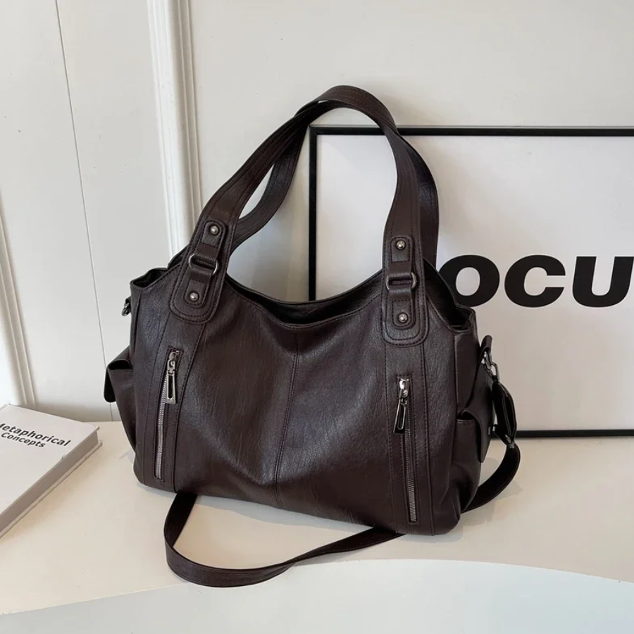 Schoudertas voor Dames met Ruime Binnenruimte Elegante Handtas met Vakken Stijlvol Dagelijks Gebruik | Sulvida