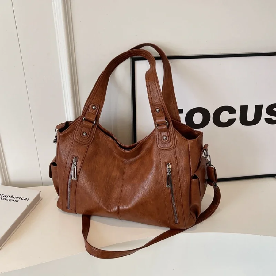 Schoudertas voor Dames met Ruime Binnenruimte Elegante Handtas met Vakken Stijlvol Dagelijks Gebruik | Sulvida