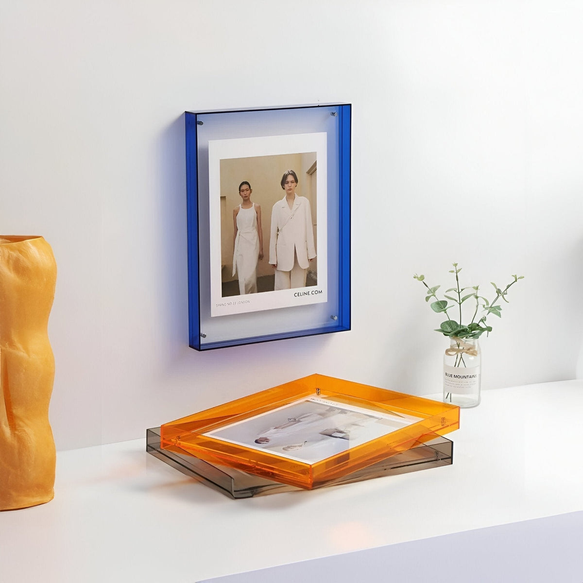 Transparante Acryl Fotolijst 11x14 - 26x35 cm Minimalistische Fotolijst Modern Design Wanddecoratie Interieur | Sulvida