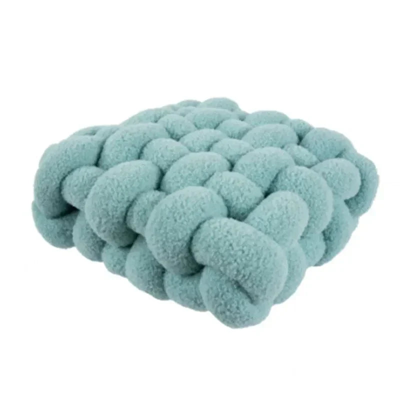 Geknoopt Zitkussen Pluche Vulling Diverse Kleuren Woonkamer Slaapkamer Kinderkamer Decoratief Kussen | Sulvida