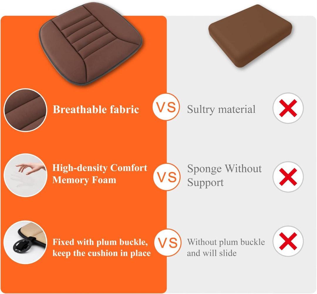 Ergonomisch Memory Foam Zitkussen Auto Stoel Comfort Drukverlagend Bureaustoel Kantoor Thuis Langdurig Zitten | Sulvida