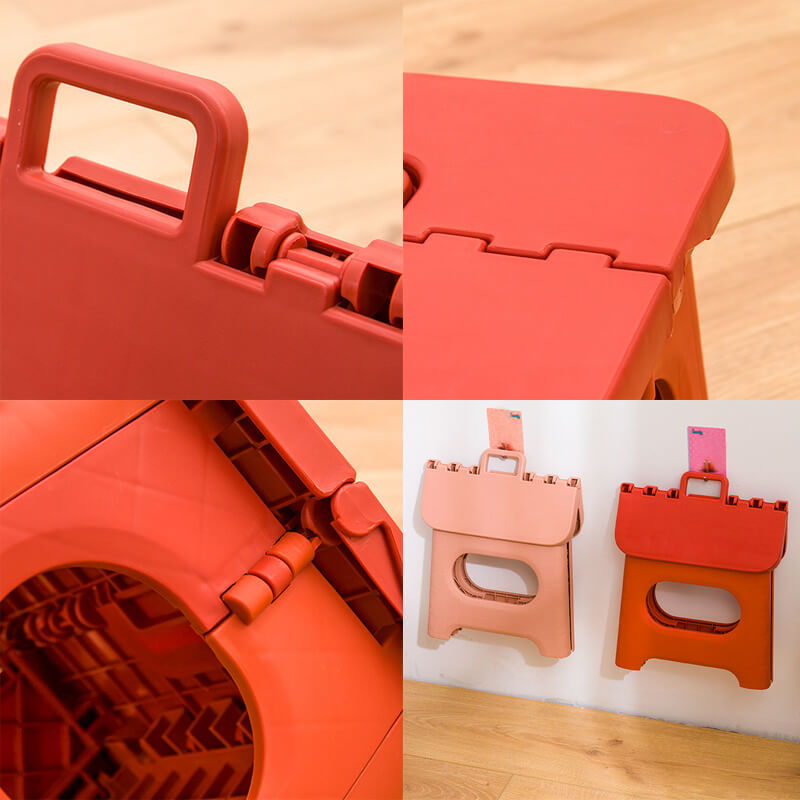 Opvouwbaar Trapje met Handgreep voor Keuken Badkamer Thuis Medium Compact Krukje Stevig voor Kinderen | Sulvida