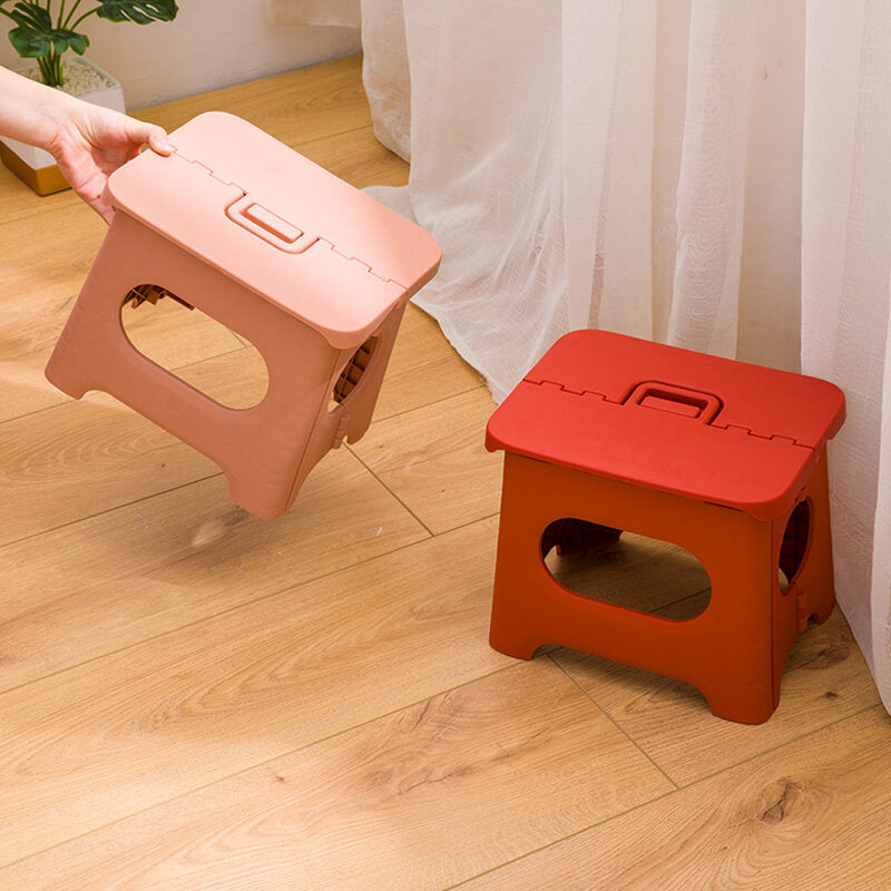 Opvouwbaar Trapje met Handgreep voor Keuken Badkamer Thuis Medium Compact Krukje Stevig voor Kinderen | Sulvida