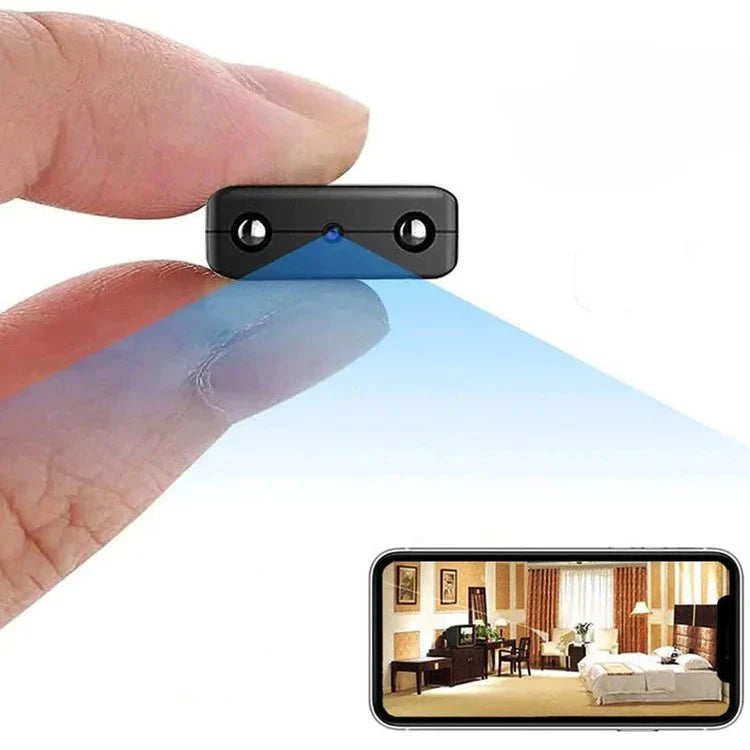 Compacte WiFi Beveiligingscamera HD met Nachtzicht Audio Spraakfunctie en Bewegingsdetectie Thuisbeveiliging | Sulvida