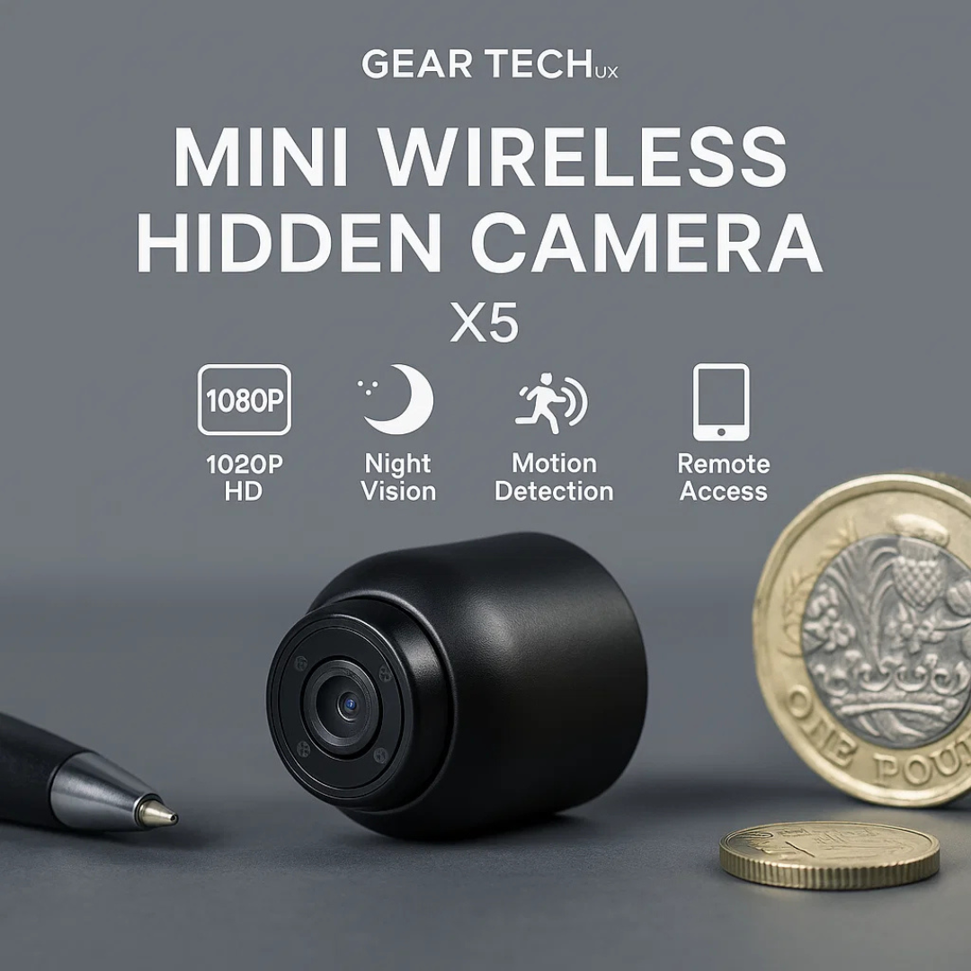 Draadloze Mini Bewakingscamera 1080P HD met Nachtzicht en Audio voor Thuisbeveiliging en Real-Time Monitoring | Sulvida