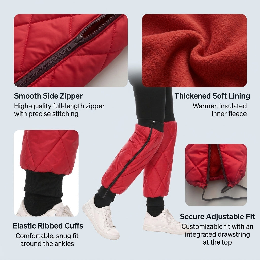 Thermische Kniebeschermer met Beschermhoes voor Warmte en Koude Therapie Pijnverlichting | Zwart Rood 60 cm 70 cm | Sulvida