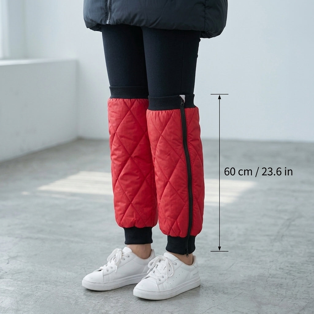 Thermische Kniebeschermer met Beschermhoes voor Warmte en Koude Therapie Pijnverlichting | Zwart Rood 60 cm 70 cm | Sulvida