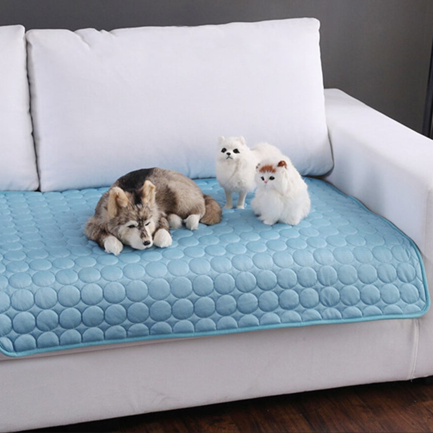 Koelmat voor Huisdieren 50×40–150×100cm Zelfkoelend Verkoeling Honden Katten Zomer Koeling Comfort Koel | Sulvida