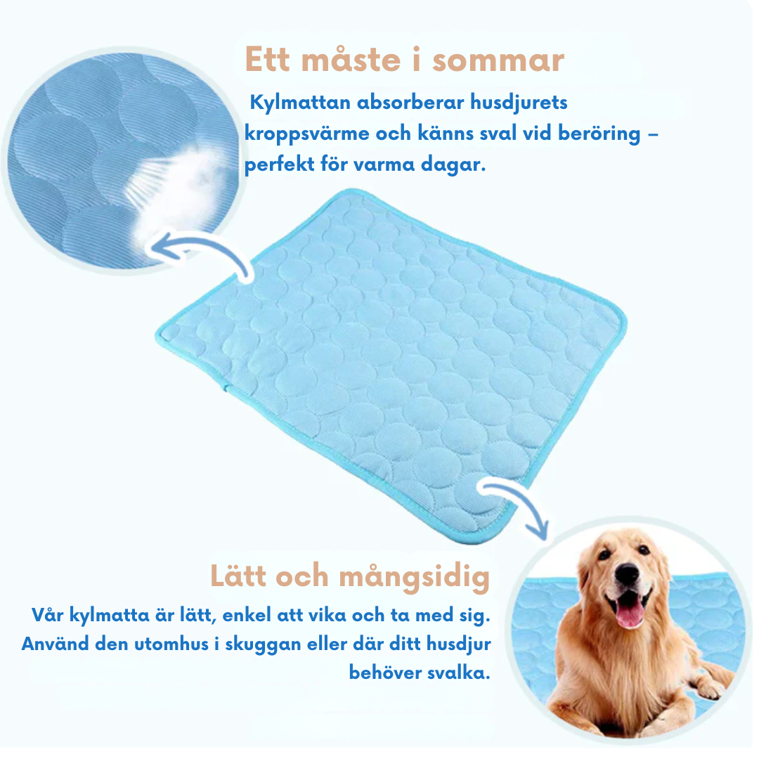 Koelmat voor Huisdieren 50×40–150×100cm Zelfkoelend Verkoeling Honden Katten Zomer Koeling Comfort Koel | Sulvida