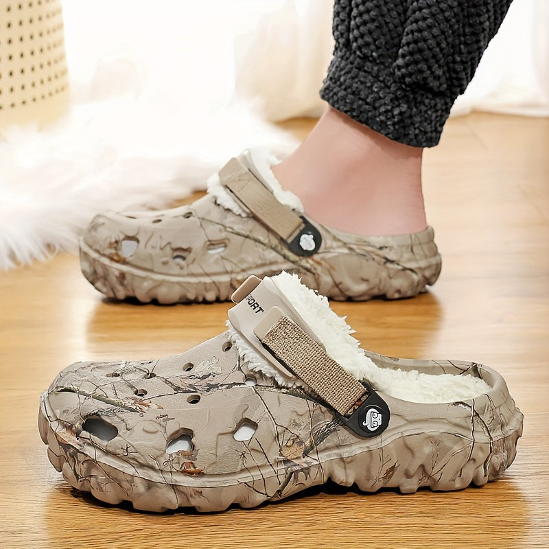 Gevoerde Clogs Winterschoenen Unisex voor Dames en Heren met Afneembare Voering en Antislipzool Warme Huisschoenen | Sulvida