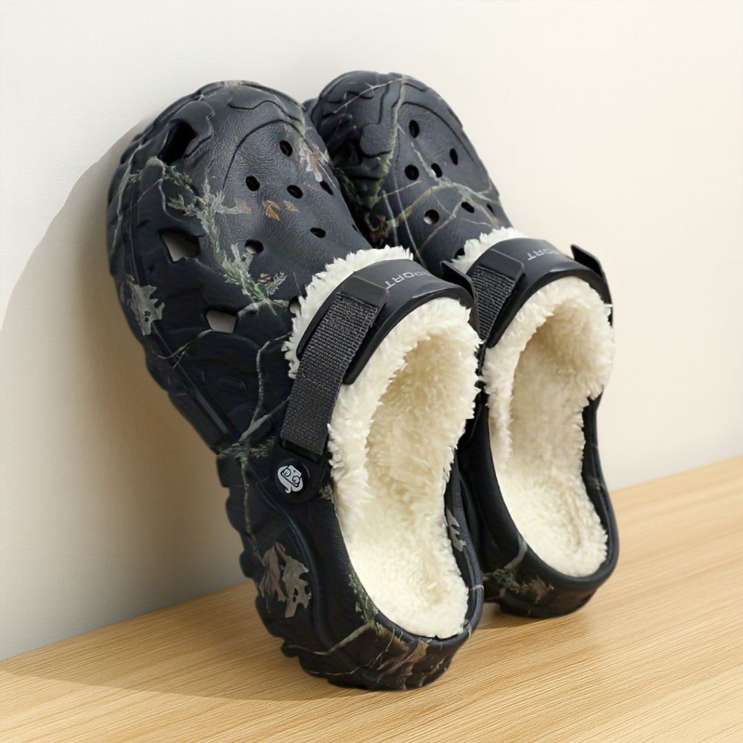 Gevoerde Clogs Winterschoenen Unisex voor Dames en Heren met Afneembare Voering en Antislipzool Warme Huisschoenen | Sulvida