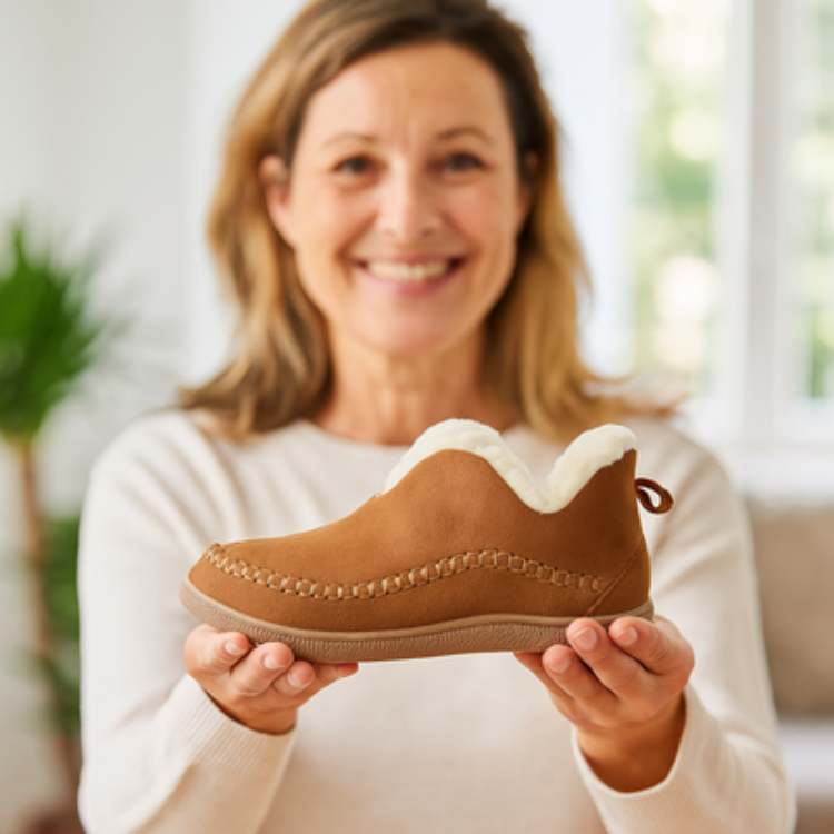 Orthopedische pantoffels met fleecevoering warm winterschoeisel antislip voor indoor comfort en dagelijks gebruik | Sulvida