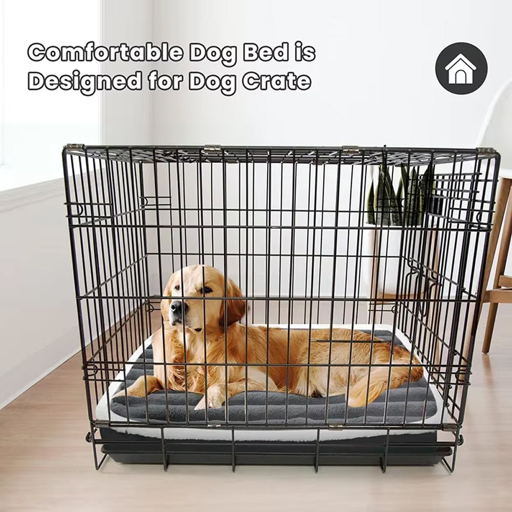 Coussin orthopédique pour chien en mousse alvéolée avec dessous antidérapant – Housse lavable avec fermeture éclair en L pour plus de confort | Sulvida