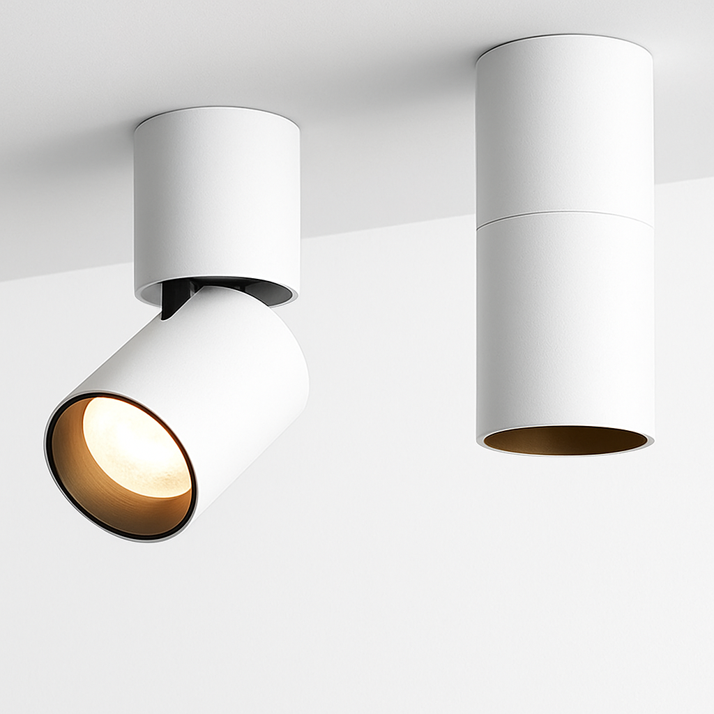 Verstelbare opbouwspot cilinder LED aluminium plafondverlichting design interieur verlichting woonkamer | Sulvida