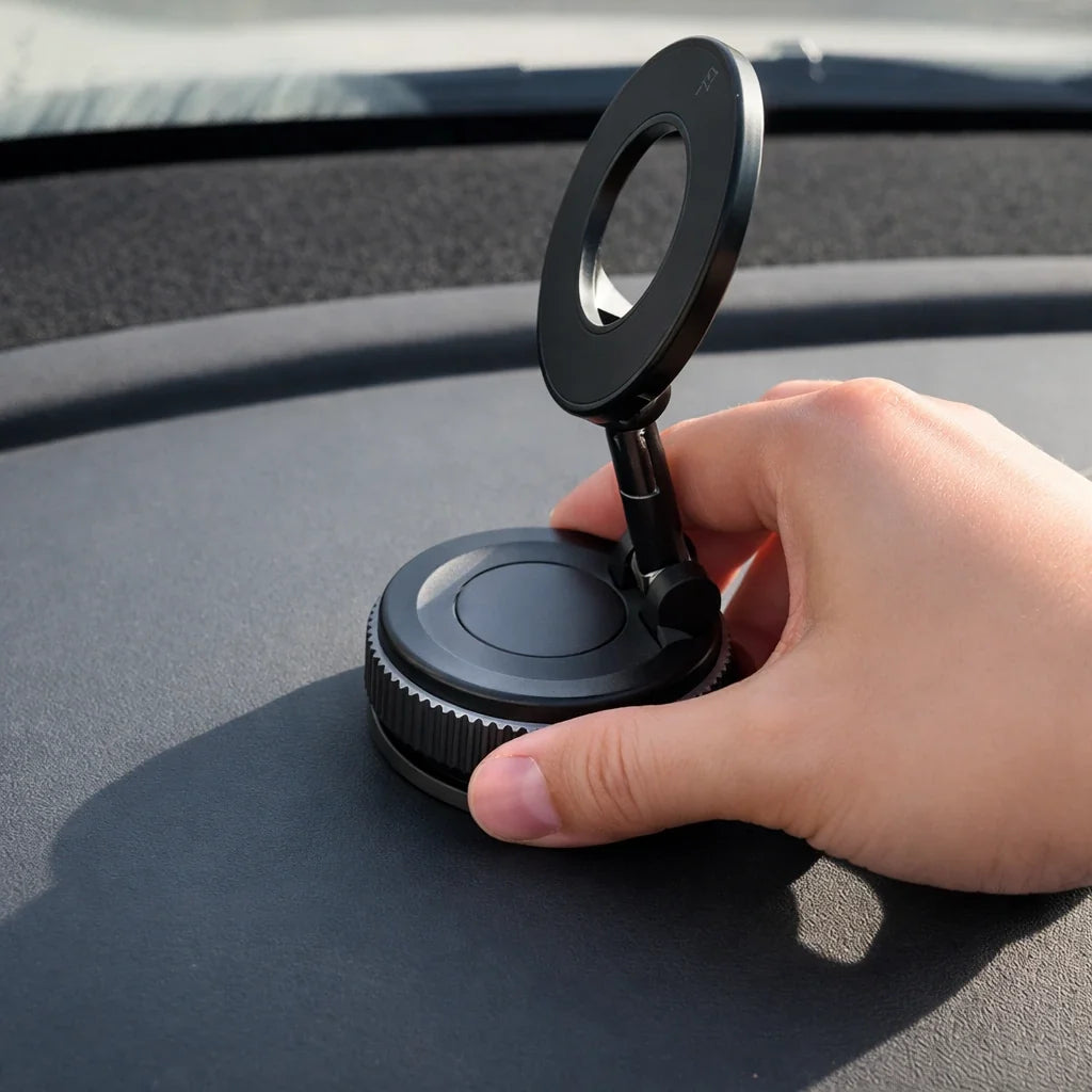 Magnetische Telefoonhouder Auto Voorruit Dashboard Zuignap 360° Draaibaar Universeel Smartphone Handsfree | Sulvida
