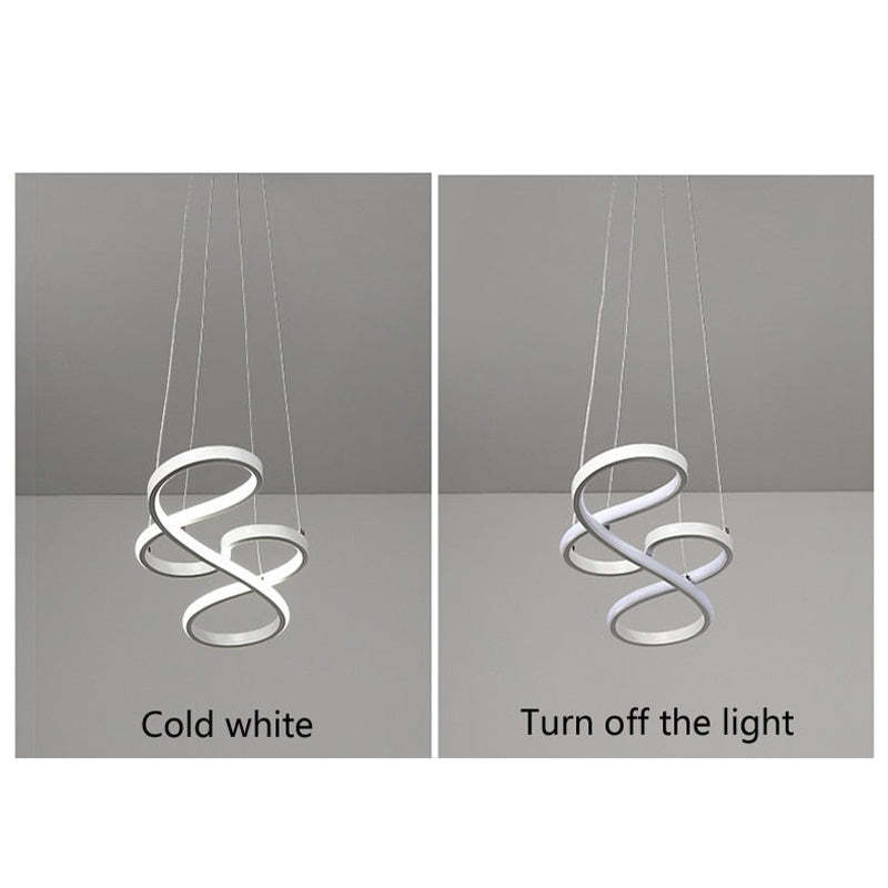 Hanglamp Muzieknoot Zwart Goud LED Dimbaar Eetkamer Woonkamer Verstelbaar Metaal Design Modern Interieur | Sulvida